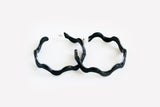 Ecoresin Squiggle Hoop Earrings Large