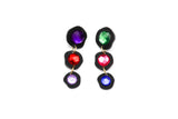 Ecoresin Gem Short Drop Earrings