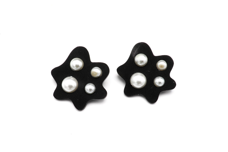 Ecoresin Pearl Large Blob Earrings