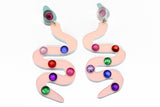 Gem Earrings - Snakes