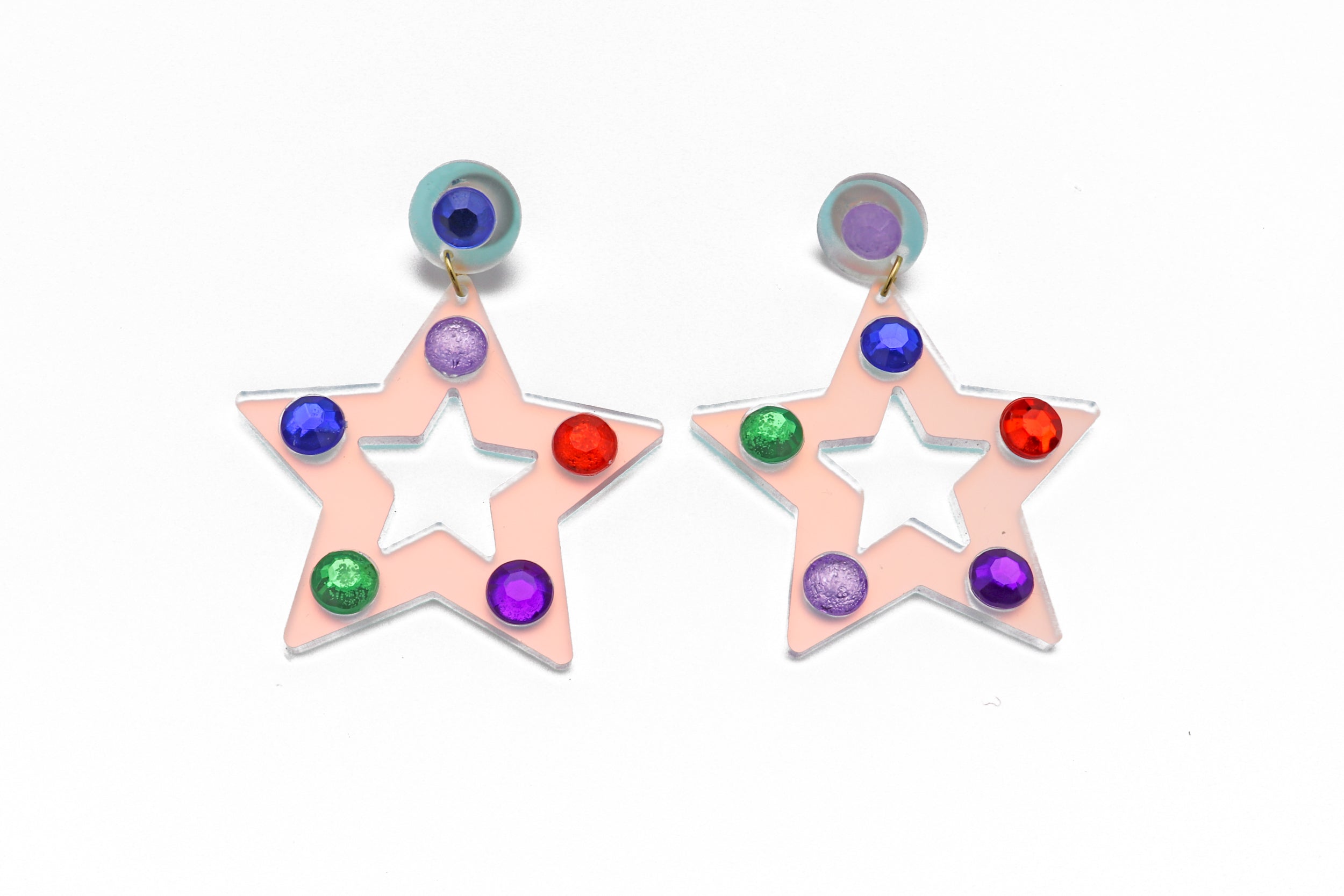 Gem Earrings - Stars