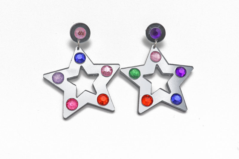 Gem Earrings - Stars