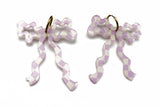Ecoresin Bow Earrings - Large