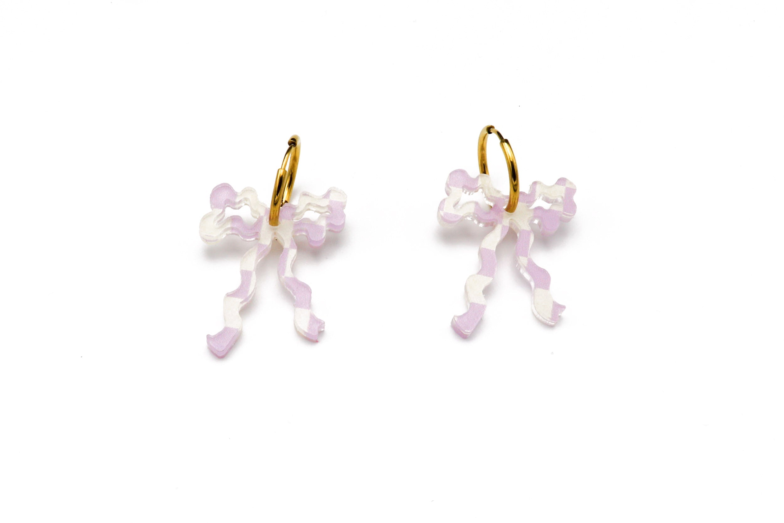 Ecoresin Bow Earrings - Small