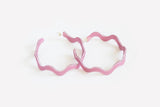 Ecoresin Squiggle Hoop Earrings Large