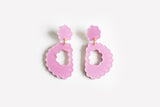 Ecoresin Scallop Earrings - Drop