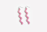 Ecoresin Squiggle Earrings Long