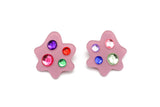 Ecoresin Gem Large Blob Earrings