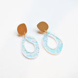 Ecoresin Earrings - Fluid Drop