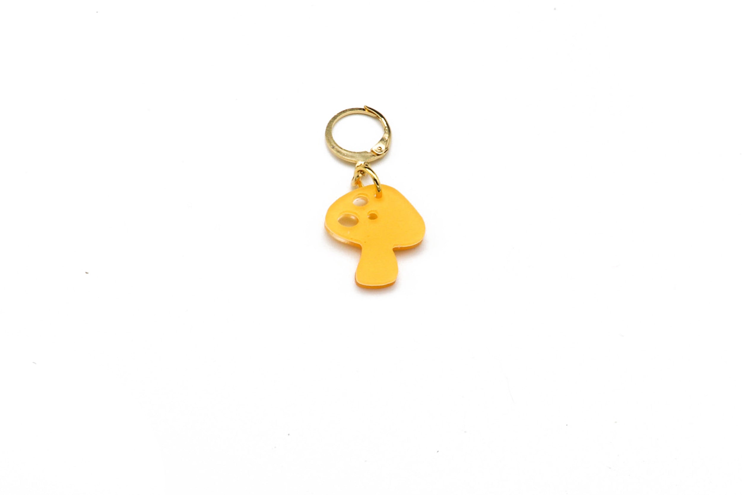 Charm Dangle Earring - Mushroom