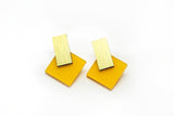 Ecoresin Earrings - Diamond Stud