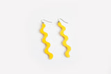 Ecoresin Squiggle Earrings Long