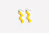 Ecoresin Squiggle Earrings Short