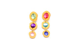 Ecoresin Gem Short Drop Earrings