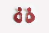 Ecoresin Scallop Earrings - Drop