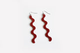 Ecoresin Squiggle Earrings Long