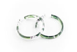 Ecoresin Hoop Earrings Large