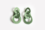 Ecoresin Scallop Earrings - Triple Link