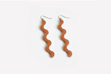 Ecoresin Squiggle Earrings Long