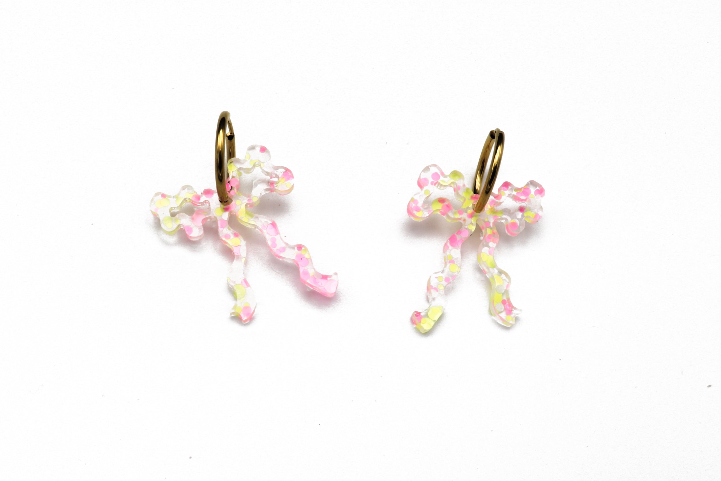 Ecoresin Bow Earrings - Small