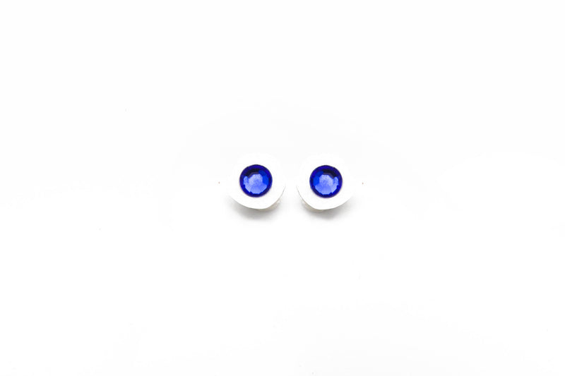 Ecoresin Gem Stud Earrings