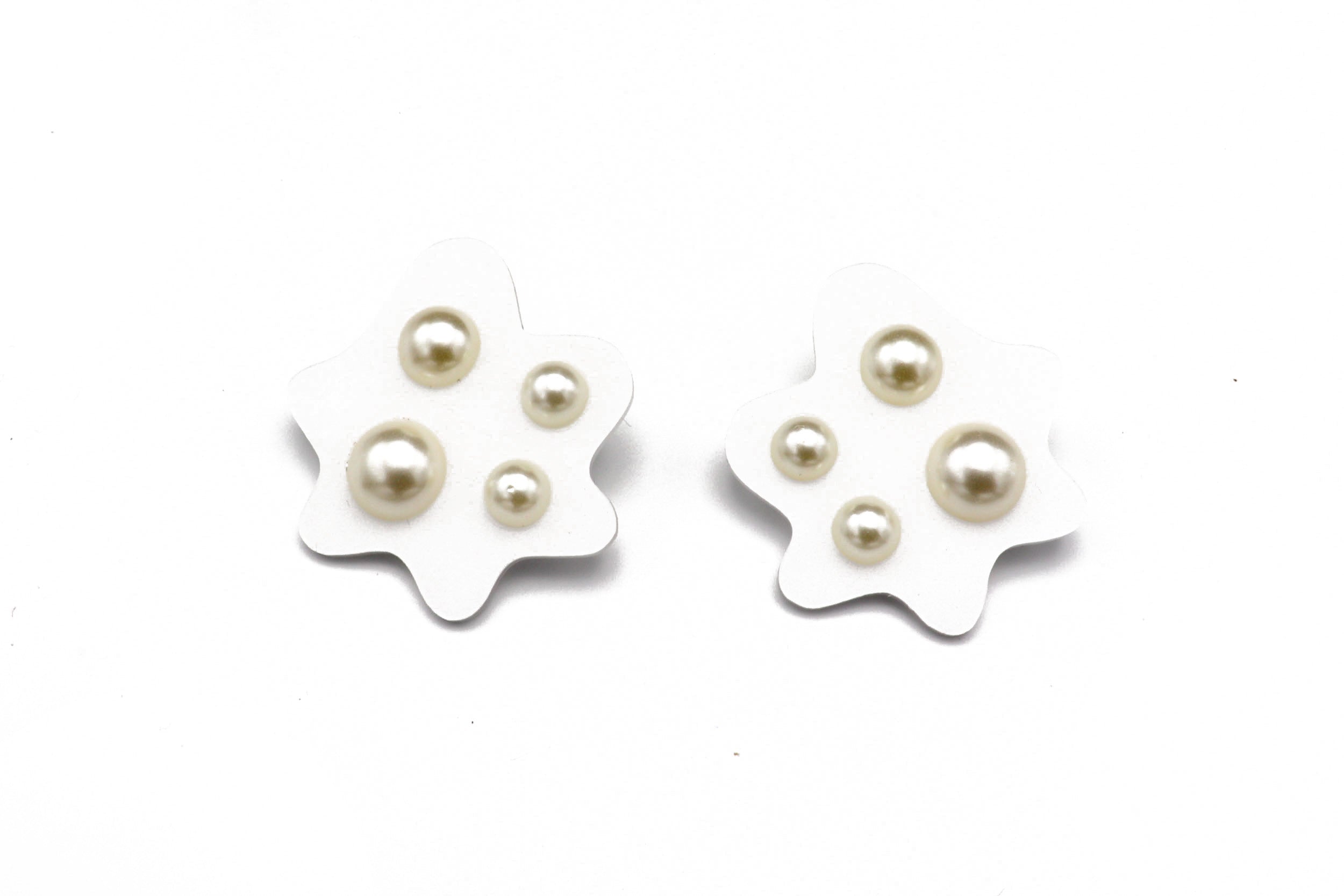 Ecoresin Pearl Large Blob Earrings