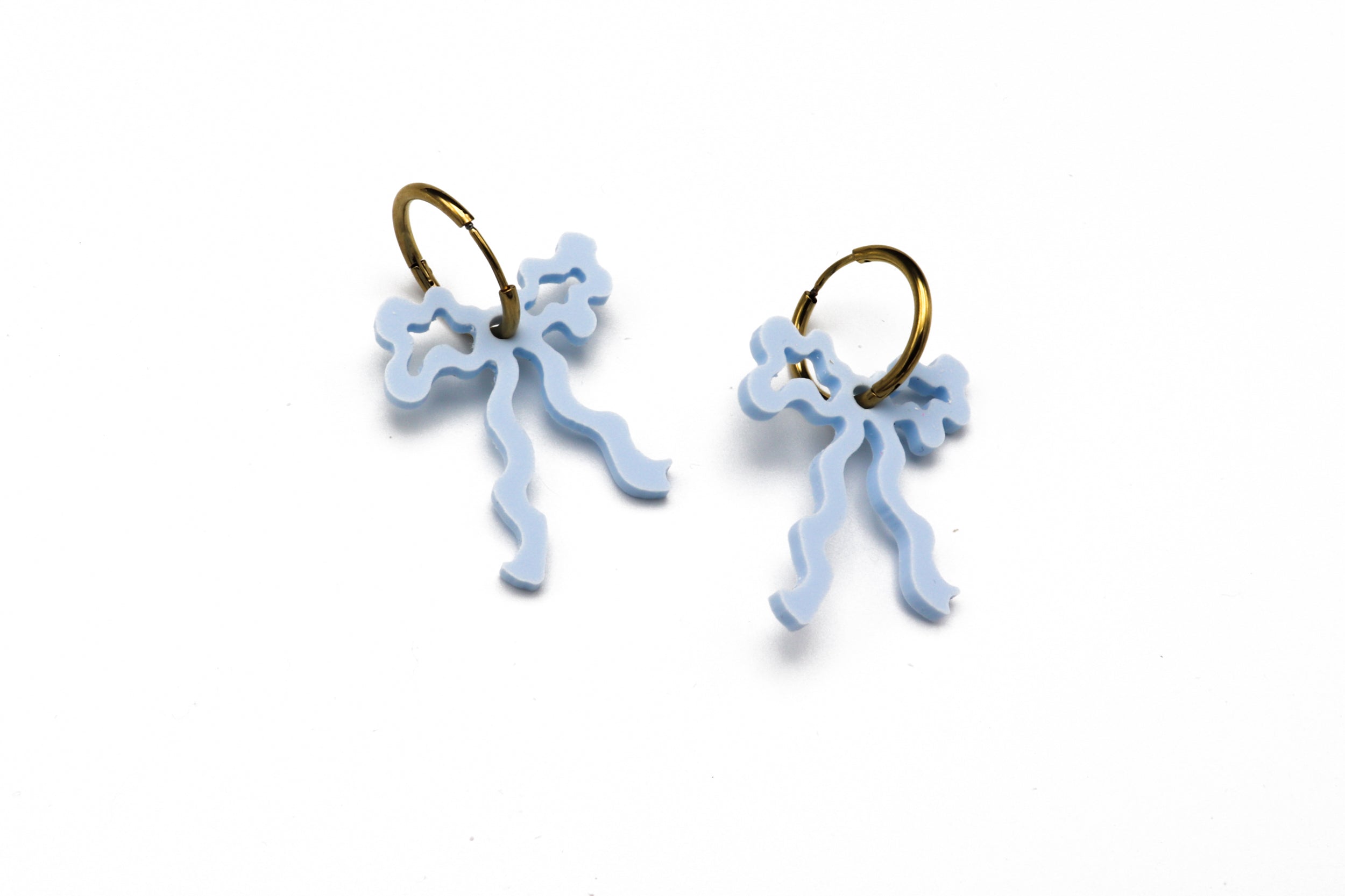 Ecoresin Bow Earrings - Small