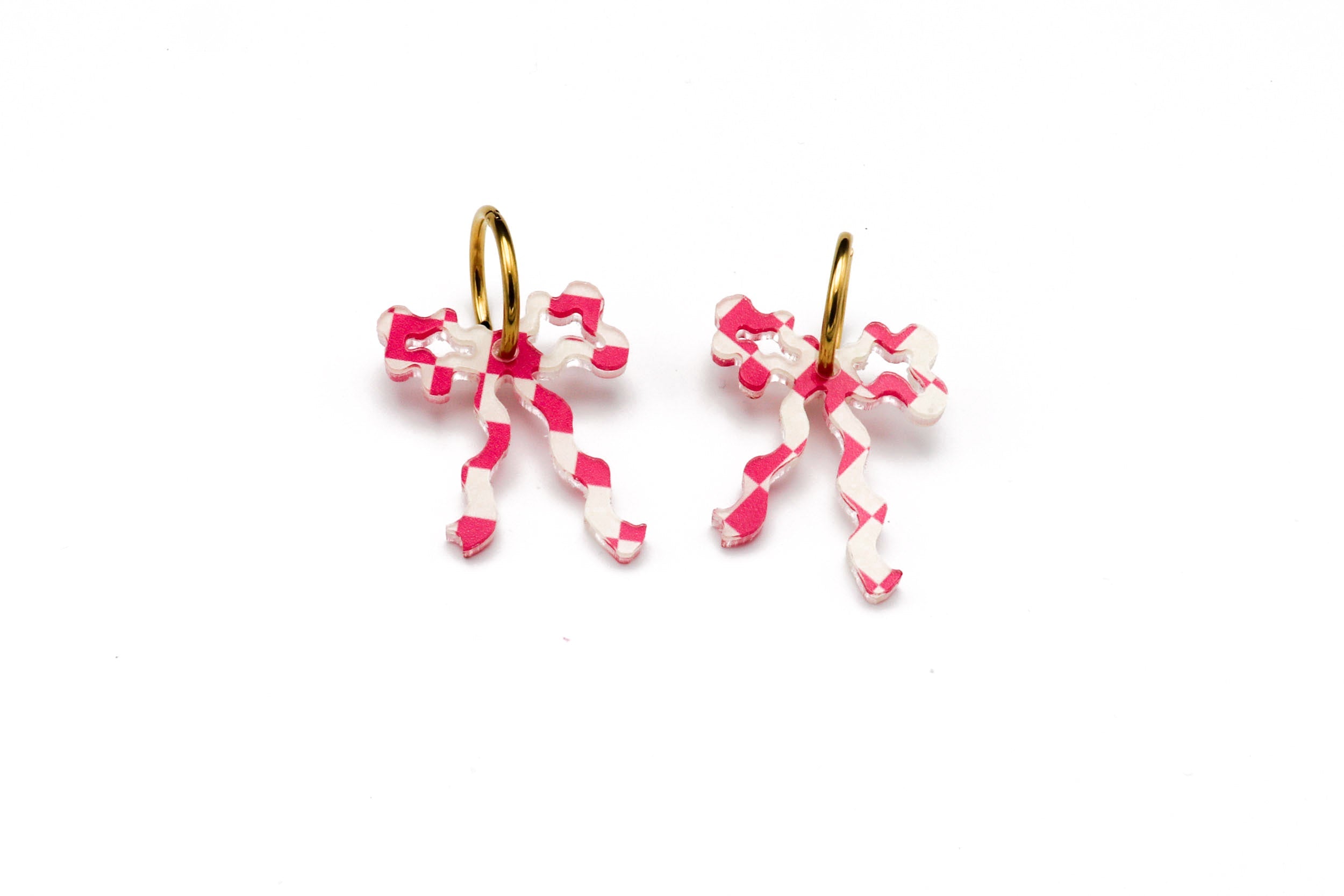 Ecoresin Bow Earrings - Small