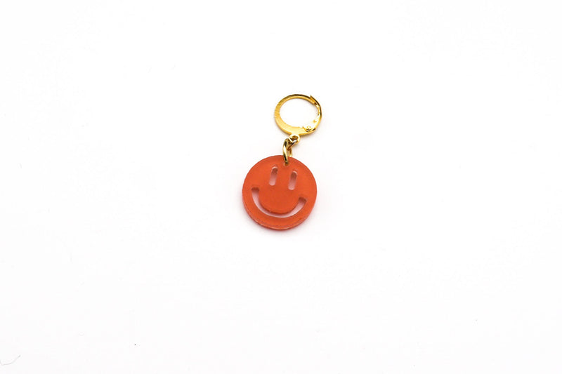 Charm Dangle Earring - Smiley