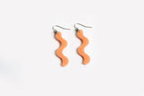 Ecoresin Squiggle Earrings Short