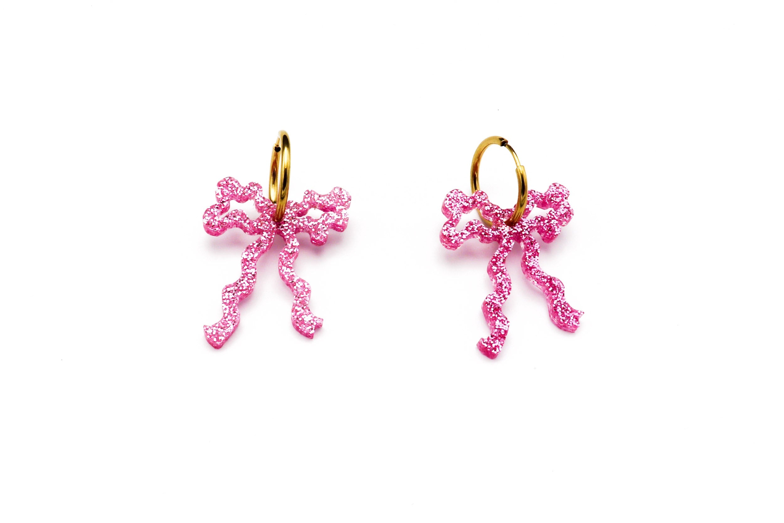 Ecoresin Bow Earrings - Small