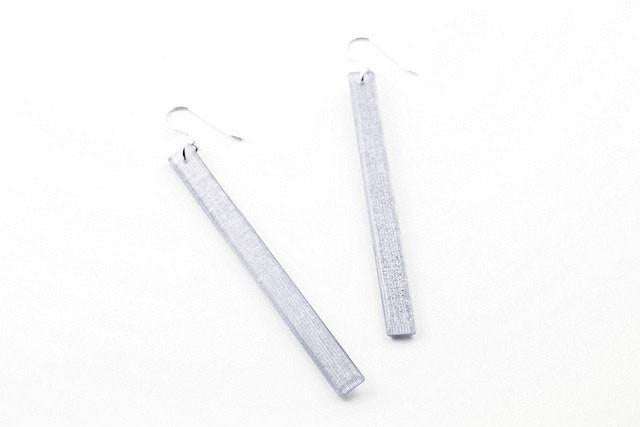 Ecoresin Earrings - Skinny