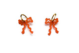 Ecoresin Bow Earrings - Small