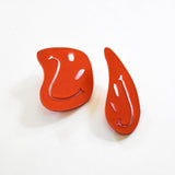 Ecoresin Earrings - Smiley