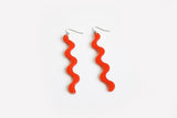 Ecoresin Squiggle Earrings Long