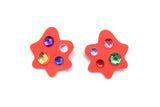 Ecoresin Gem Large Blob Earrings