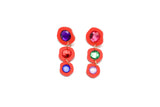 Ecoresin Gem Short Drop Earrings