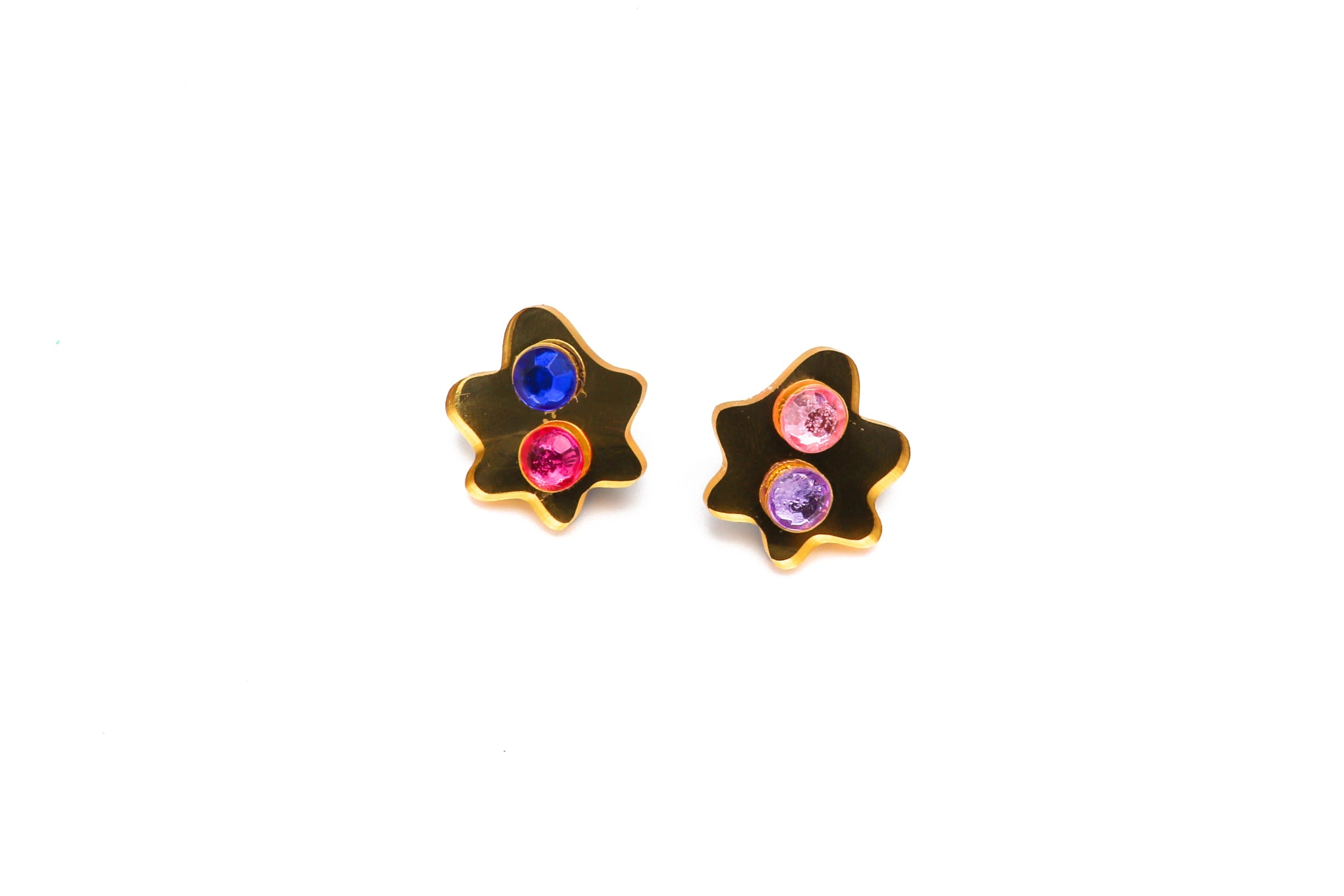Ecoresin Gem Medium Blob Earrings