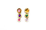 Ecoresin Gem Short Drop Earrings