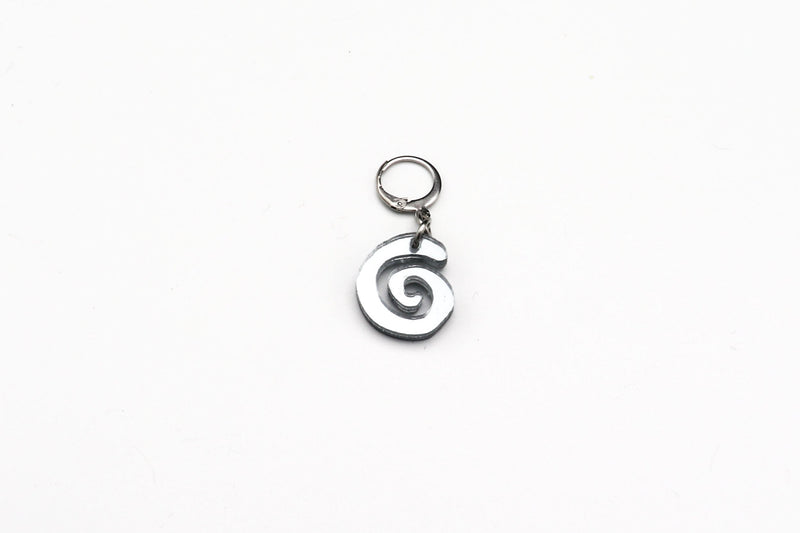 Charm Dangle Earring - Swirl