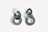 Ecoresin Scallop Earrings - Triple Link