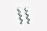 Ecoresin Squiggle Earrings Long