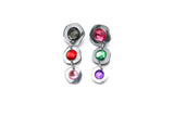 Ecoresin Gem Short Drop Earrings