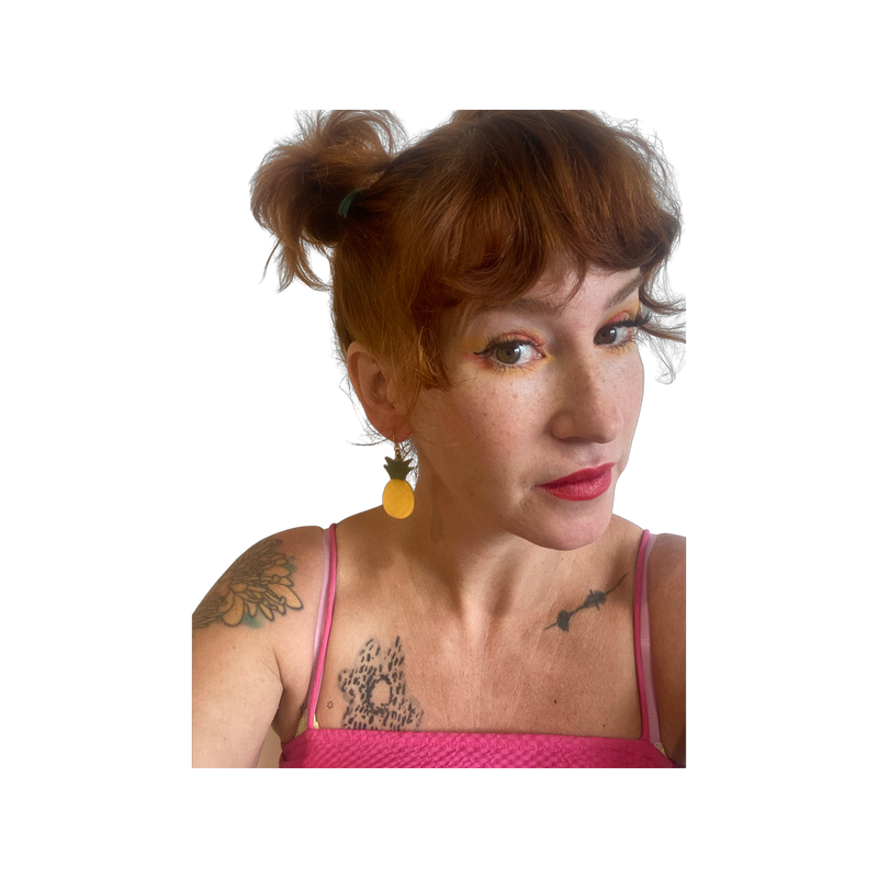 Small Pineapple  Earrings