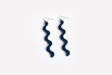 Ecoresin Squiggle Earrings Long