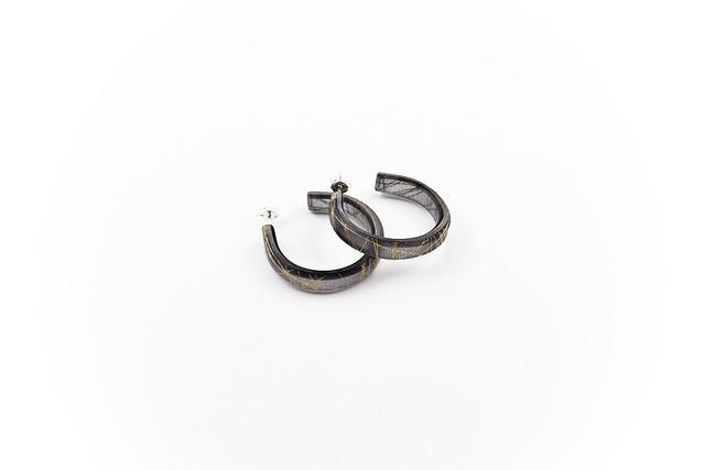 Ecoresin Hoop Earrings - Small