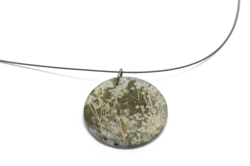 Ecoresin Necklace - Circle