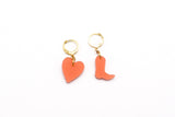 Charm Dangles - Boots and Hearts