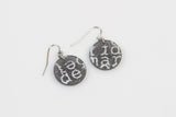 Ecoresin Earrings - Circle