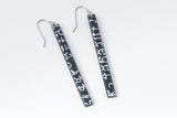 Ecoresin Earrings - Skinny